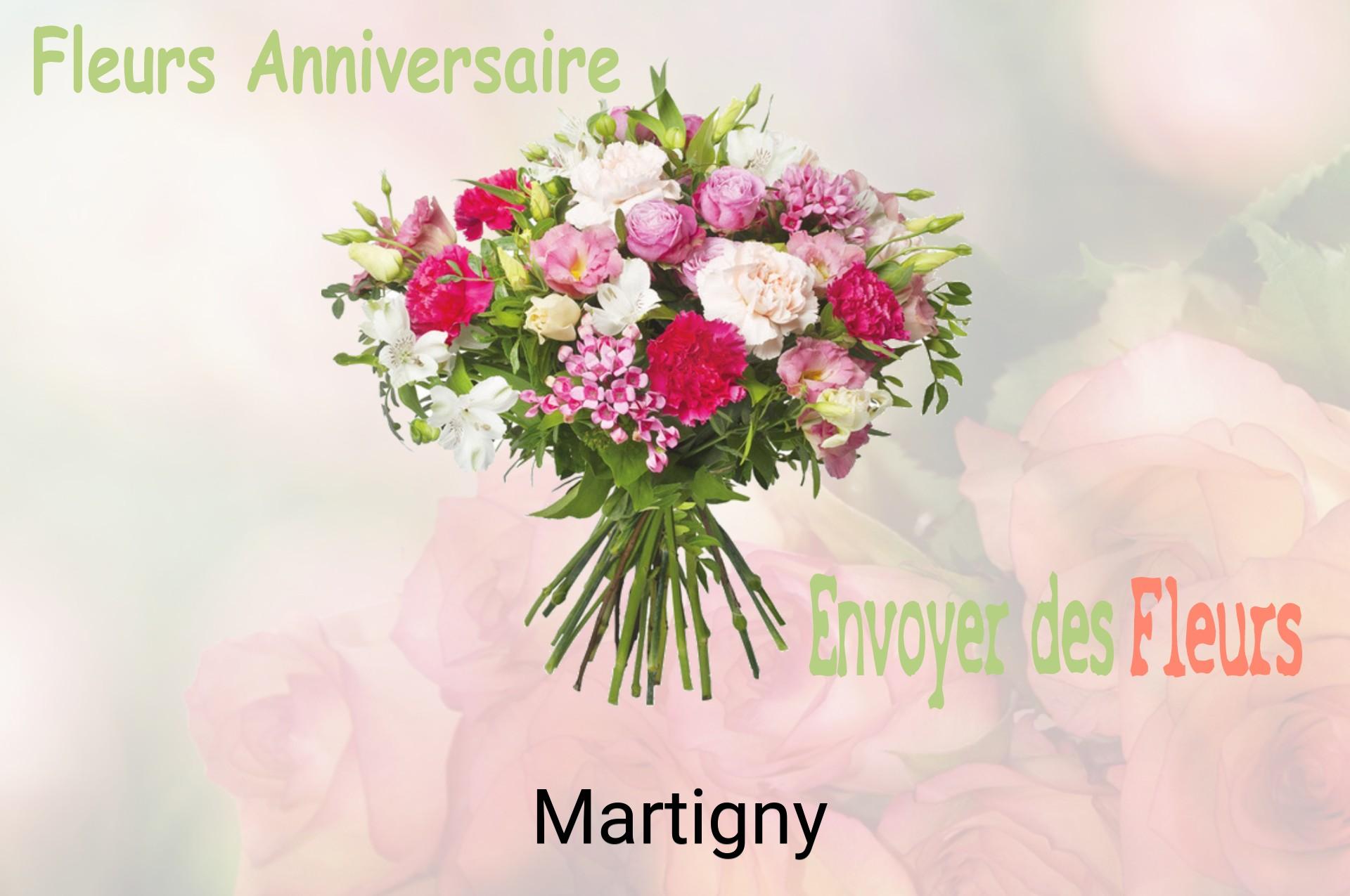 Bouquet de fleurs d’anniversaire livré à Martigny