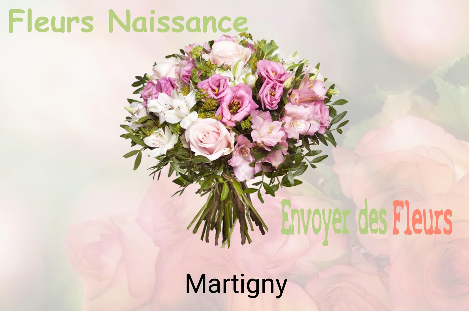 Bouquet de fleurs de naissance livré à Martigny